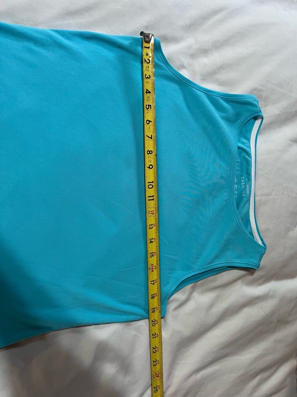 Talbots Bright Turquoise Crewneck Tank - Picture 4 of 4